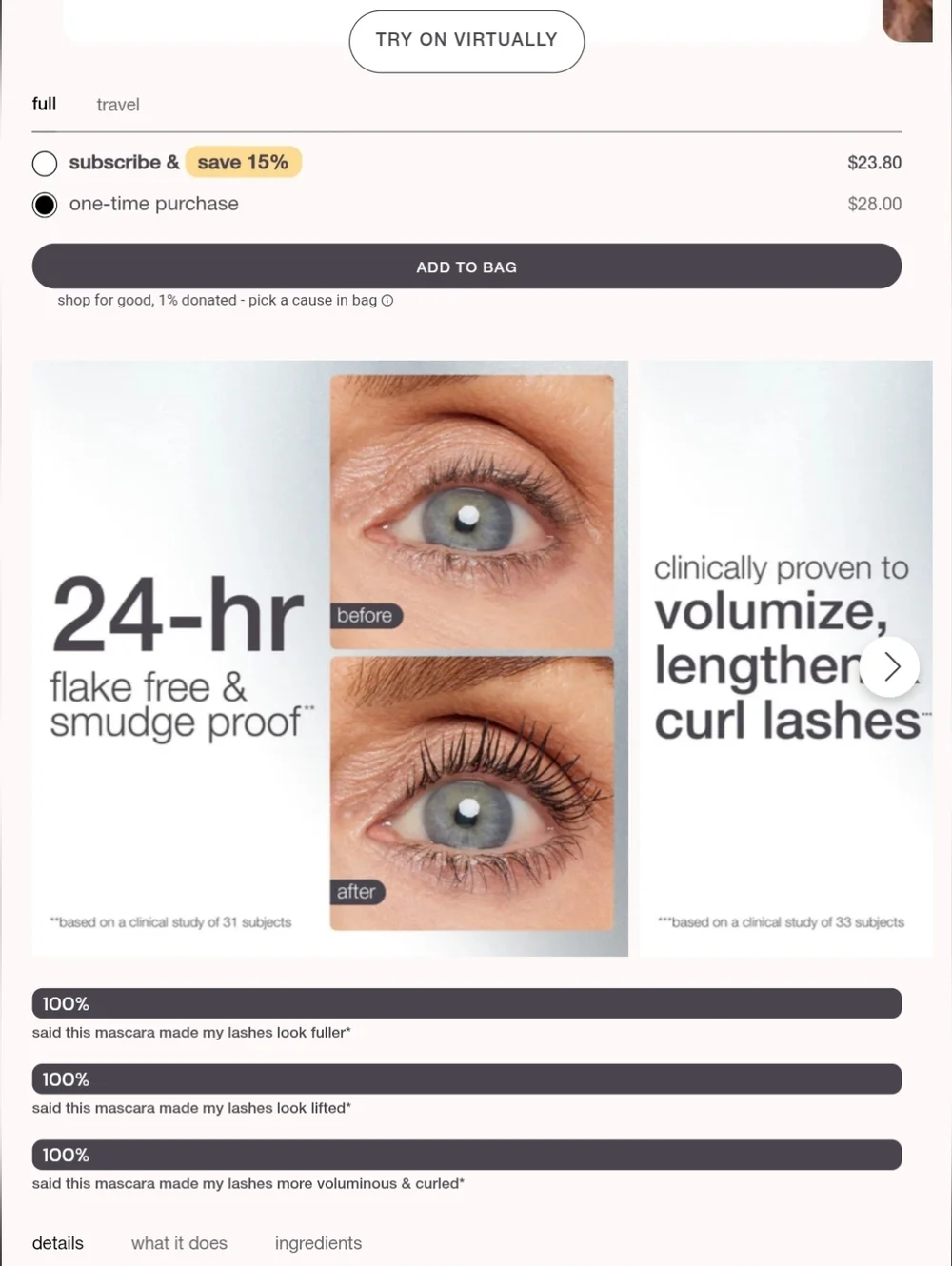 Tarte Platinum Ultimate Mascara